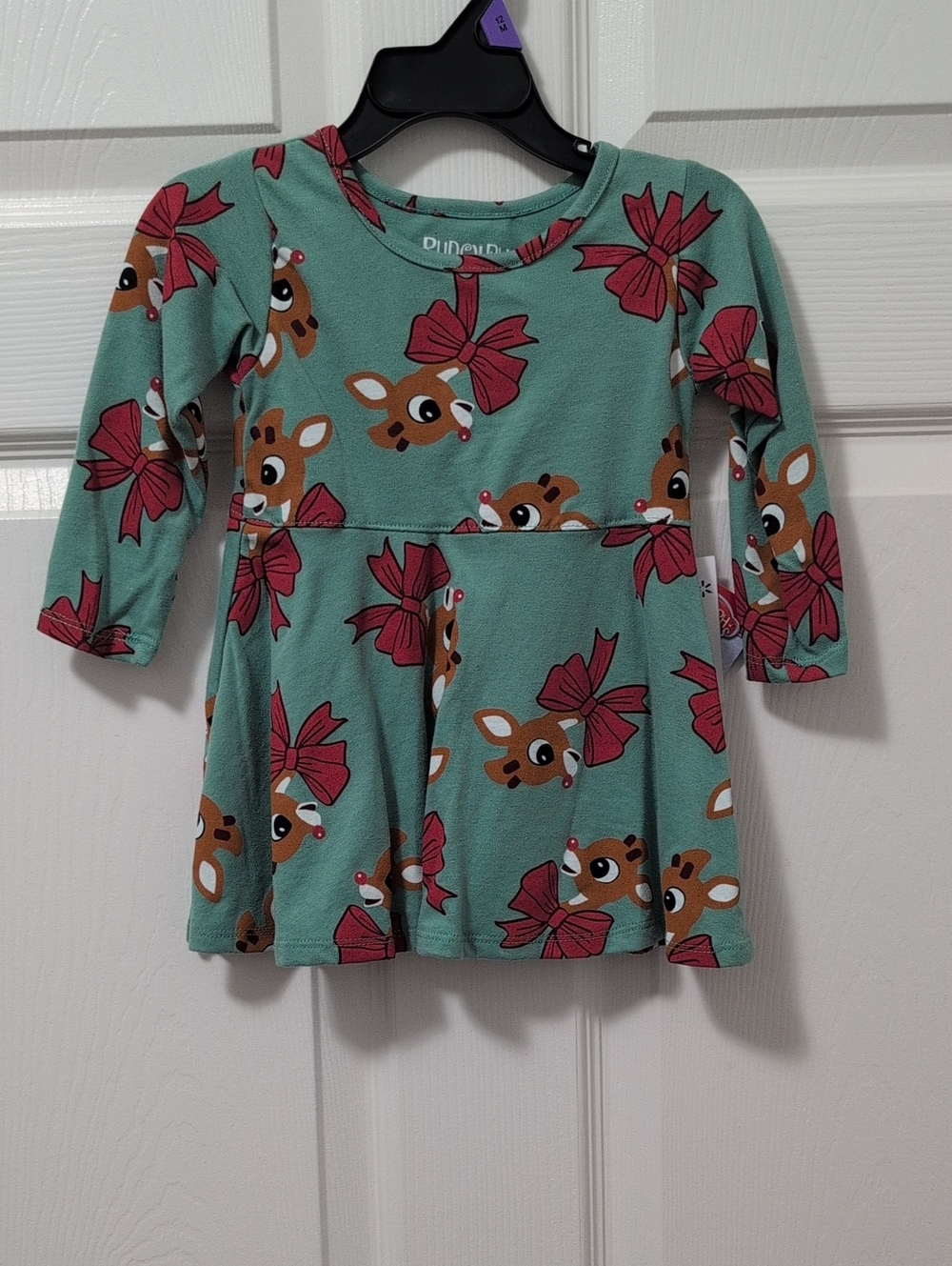 Rudolph The Red-Nosed Reindeer Dress 12-month-old NWT